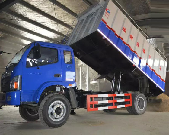 福田20方散装粮食运输车(clw5100zlsb4)
